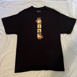 Heading Nowhere Black Graphic T-Shirt